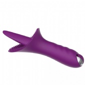 Rechargeable 10 vibration Clitoris Stimulating Vibrating Vagina Tongue Masturbator Oral Tongue Clit Vibrator