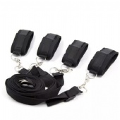 Adult SM BDSM fetish bondage kit under the bed restraint(wrist cuff/ankle cuff)